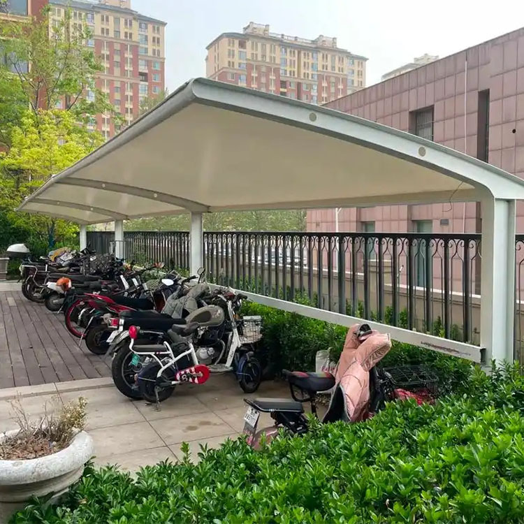 铅山县膜结构电动车棚